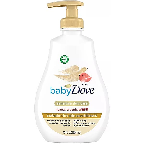 Baby Dove Melanin Rich Skin Bubble Bath 16z