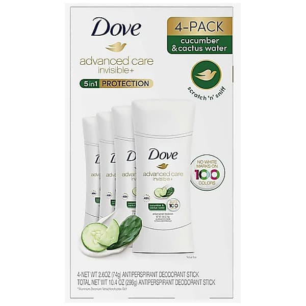 Dove DS Cucumber+Green Tea 12p 2.6z/74g