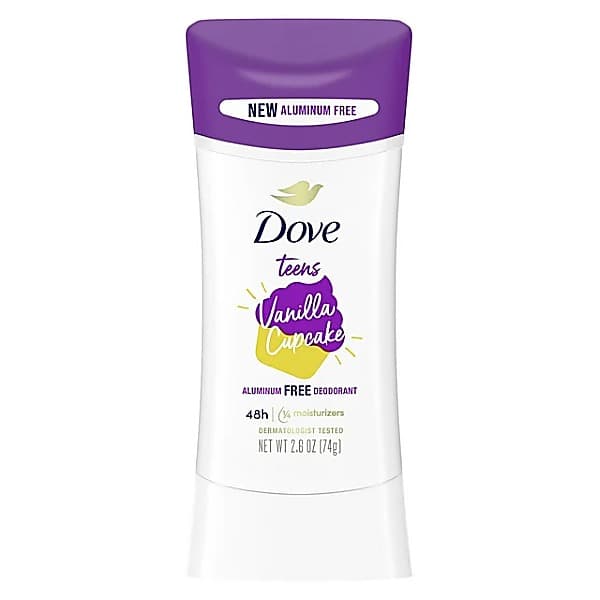 Dove Teens Vanilla Cupcake 12P 2.6Z Deo Stick
