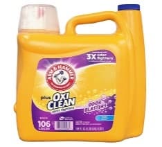 A&H LIQUID LAUNDRY DETERGENT ODOR BLASTERS PLUS OXI CLEAN  130 OZ/ 100 LOADS